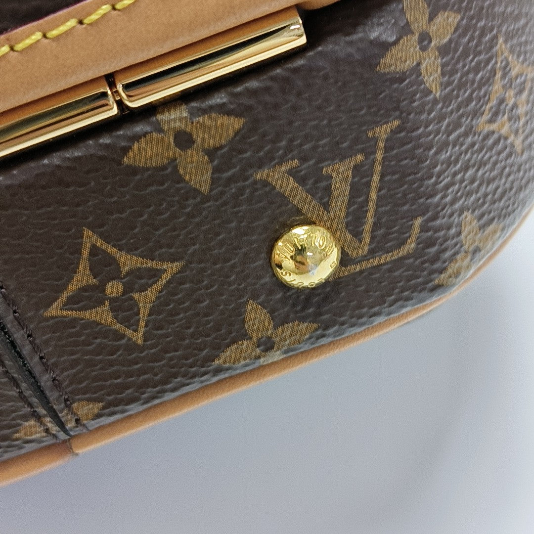 BOITE CHAPEAU PM Monogram Coated Canvas Brown