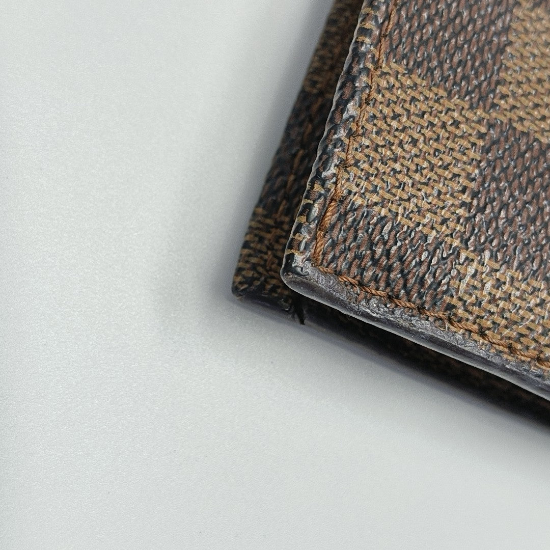 BUCKET Damier Ebene Coated Canvas Brown