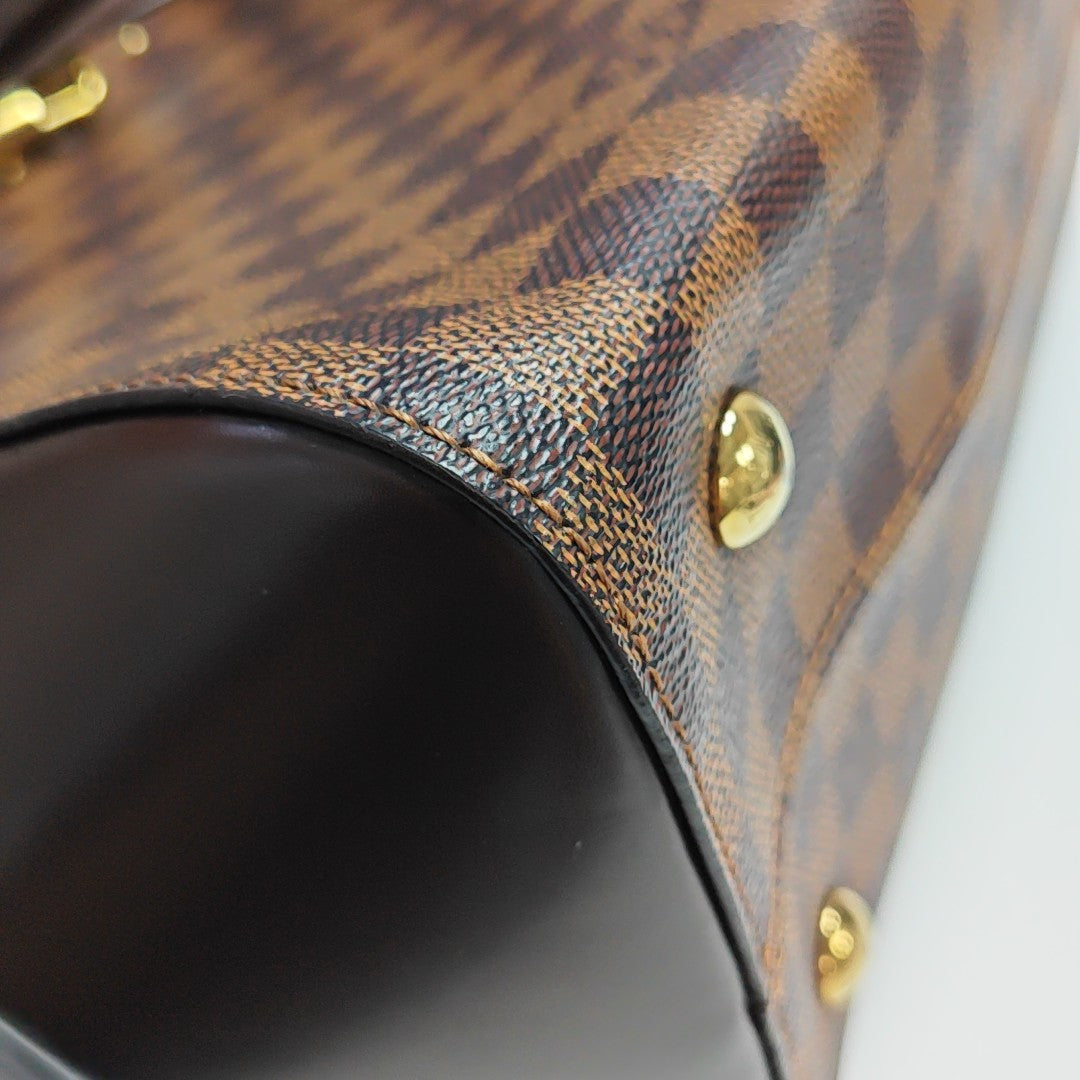 RIVOLI Damier Ebene Coated Canvas Brown