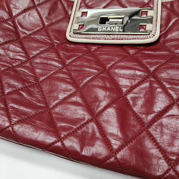 Quilted Lambskin Shoulder Bag Red
