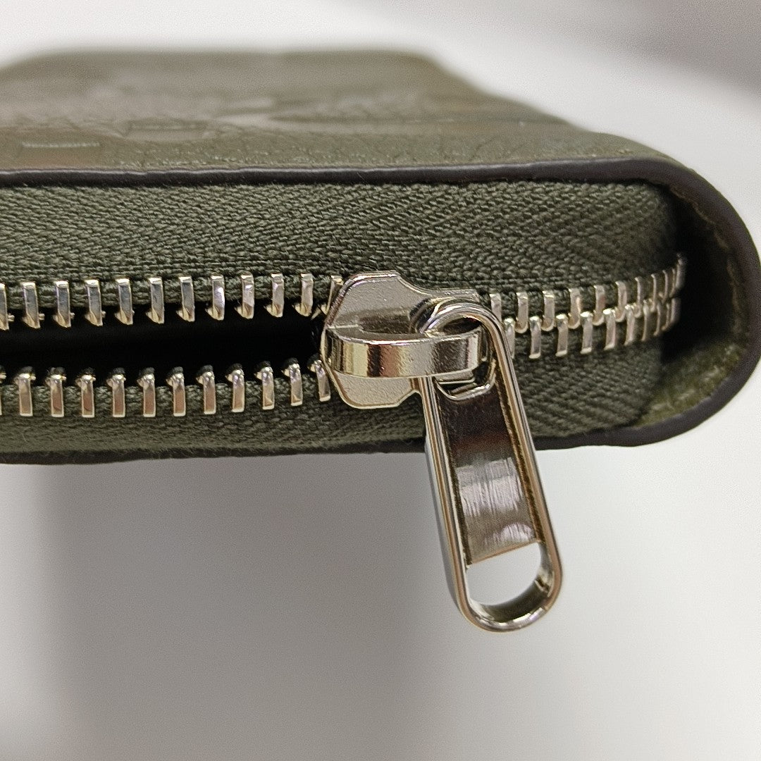 Monogram Calfskin Wallet Green