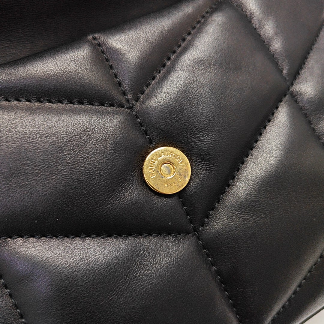 PUFFER Quilted Lambskin Black