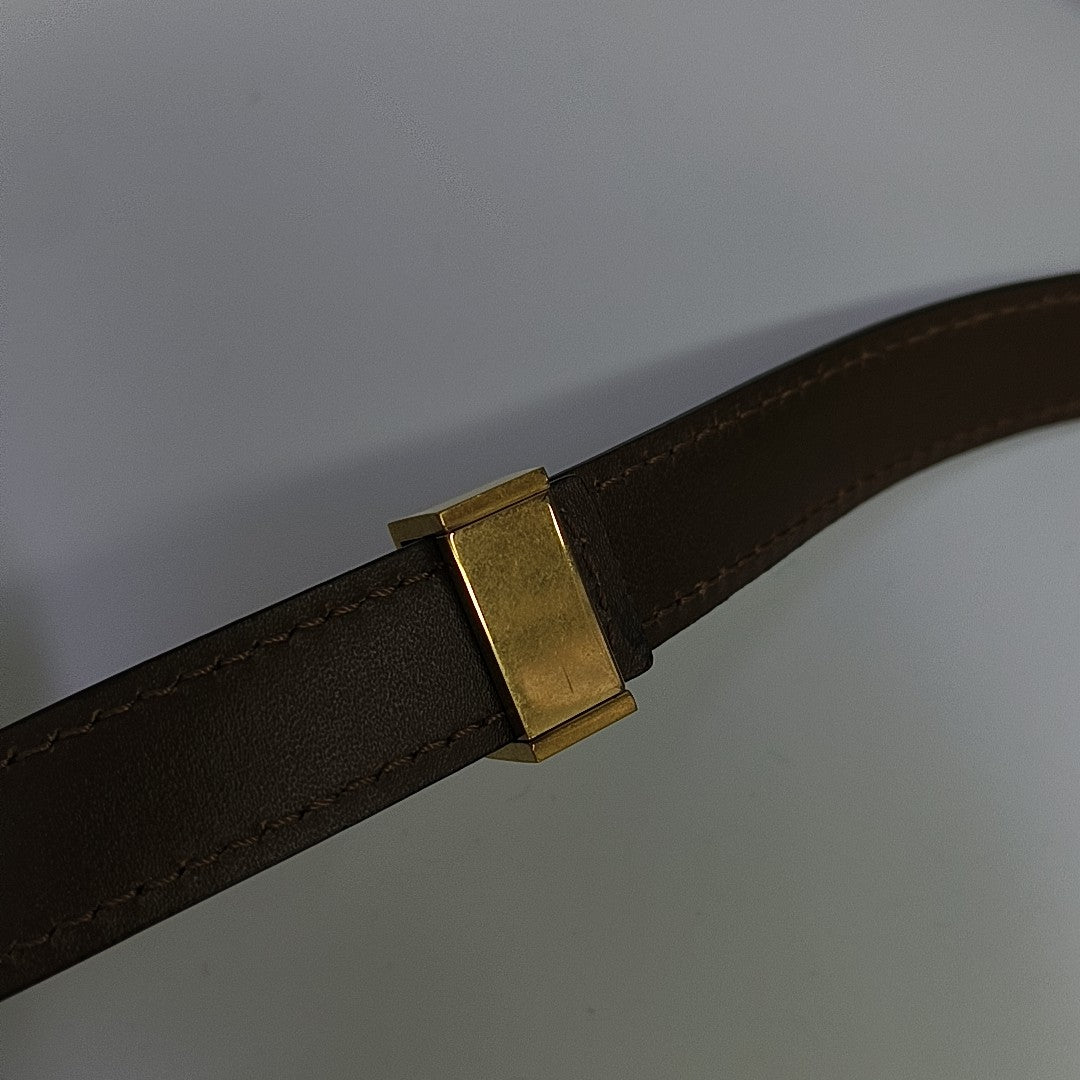 CLASSIC BOX Mini Calfskin Brown