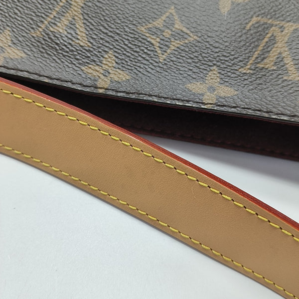 ALL IN GM Monogram Coated Canvas Brown