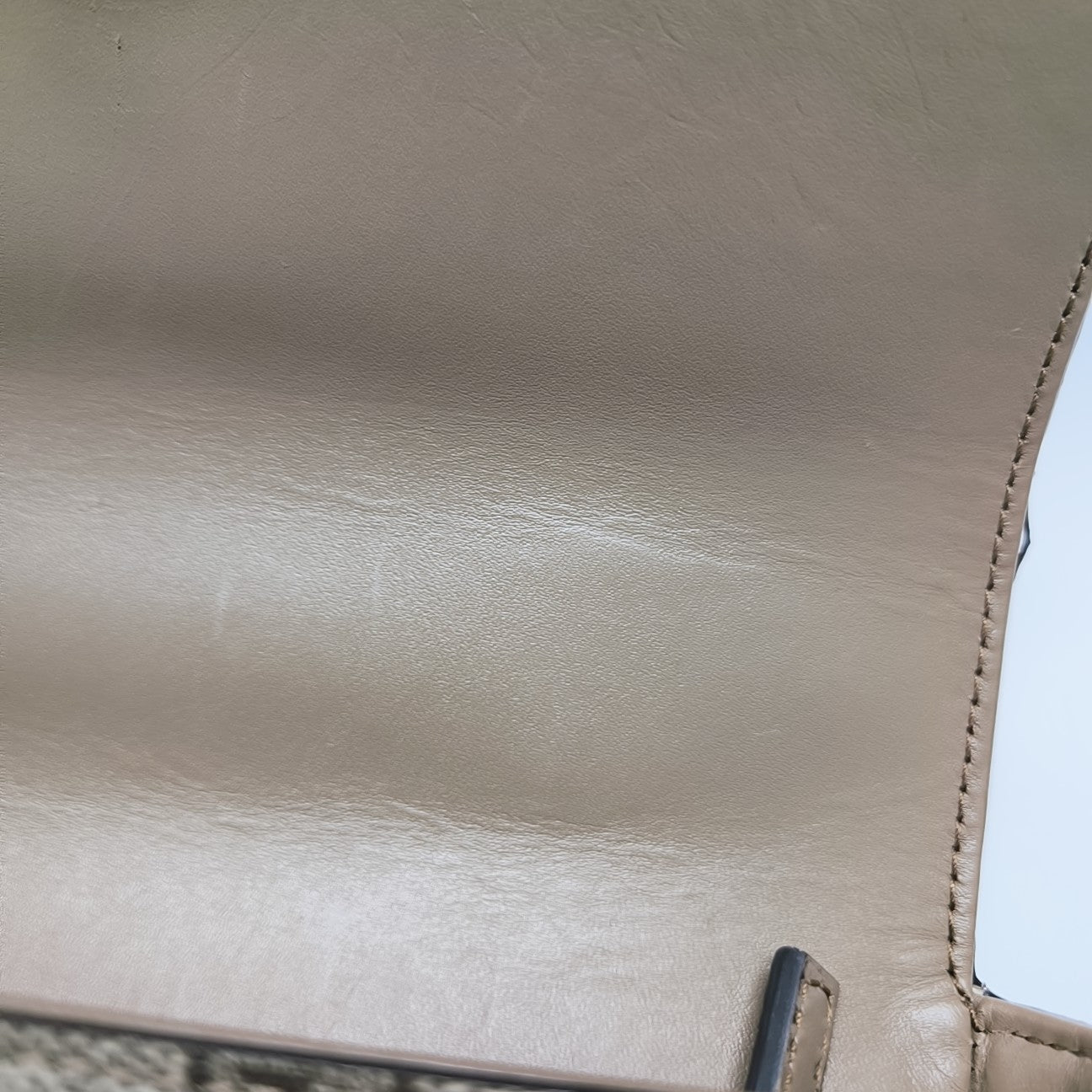 Monogram Coated Canvas Shoulder Bag Gray