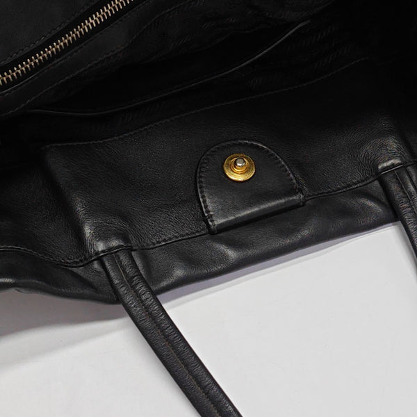Calfskin Tote Bag Black