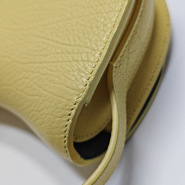 B Clip Mini Calfskin Yellow