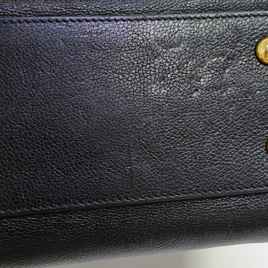 MONOGRAM CABAS Calfskin Black