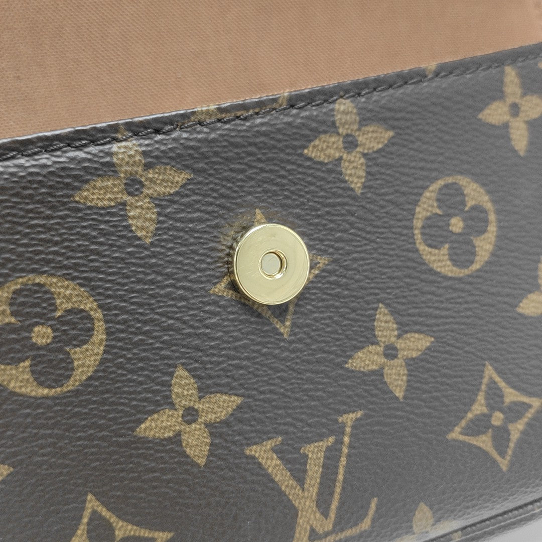 IVY Monogram Coated Canvas Brown