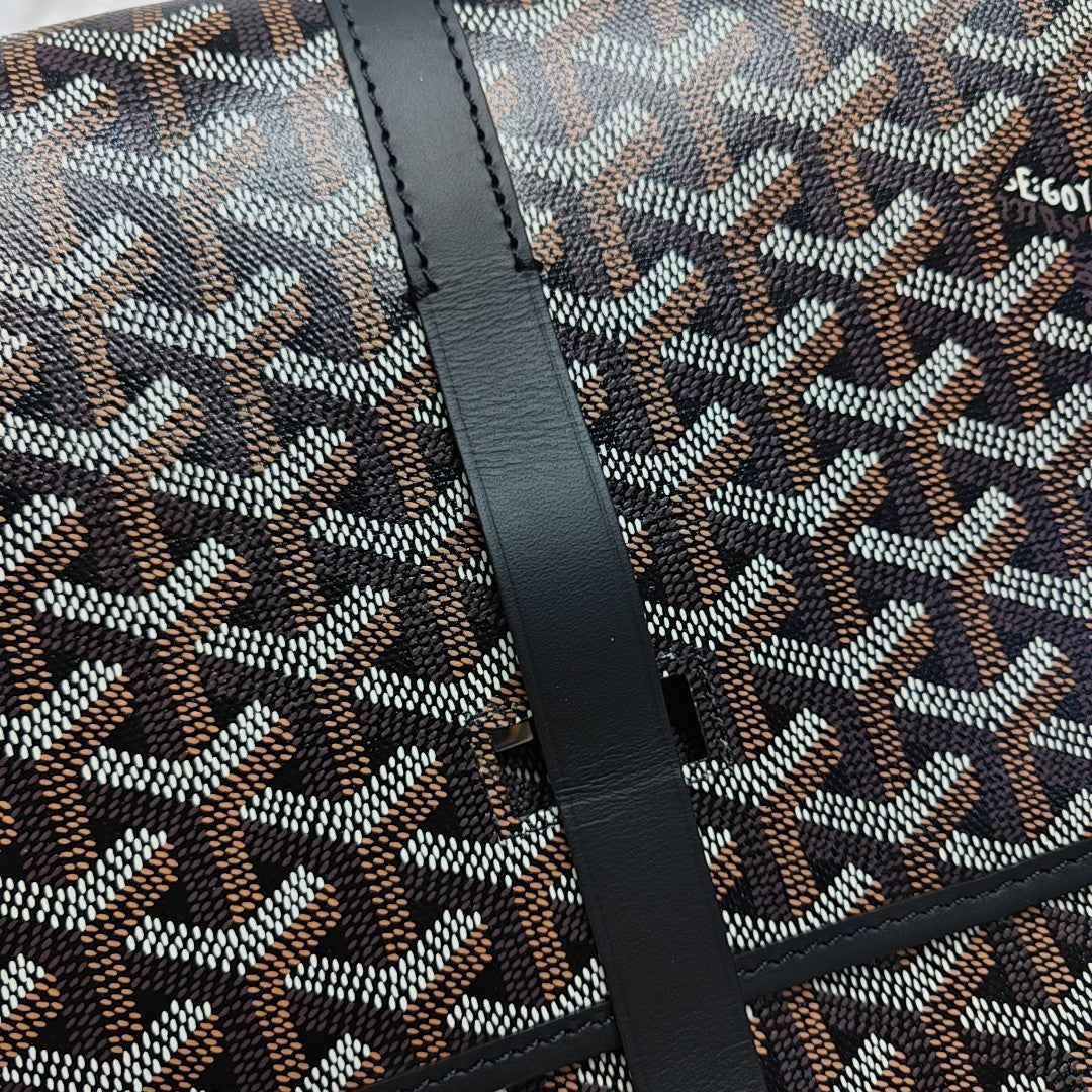 Belvedere Coated Canvas Black