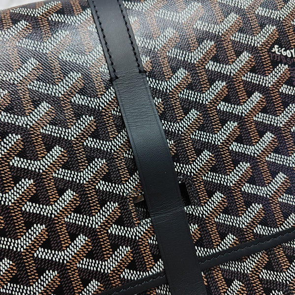 Belvedere Coated Canvas Black