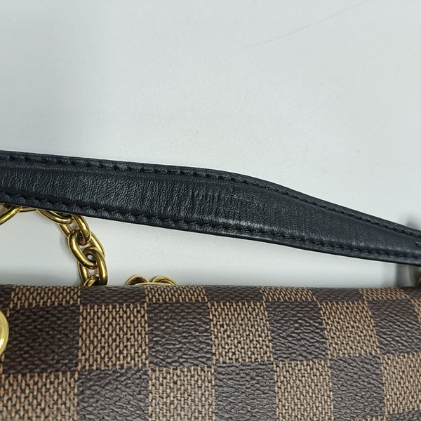 VAVIN PM Damier Ebene Coated Canvas Brown