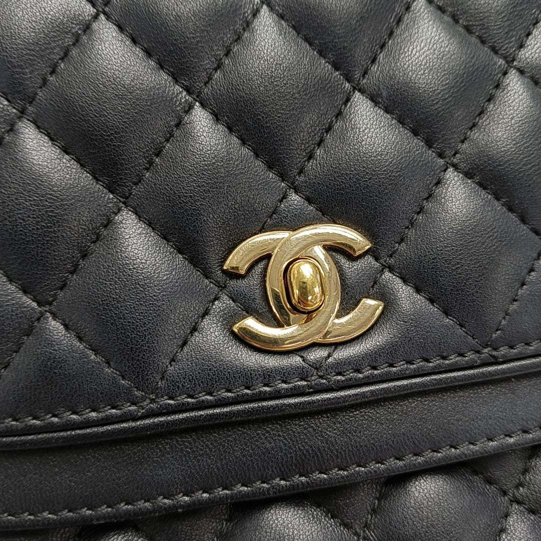 Quilted Lambskin Black