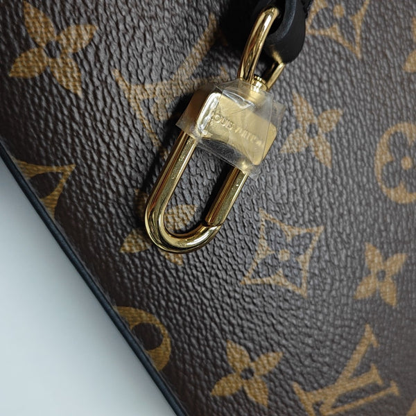 TWINNY Monogram Coated Canvas Brown
