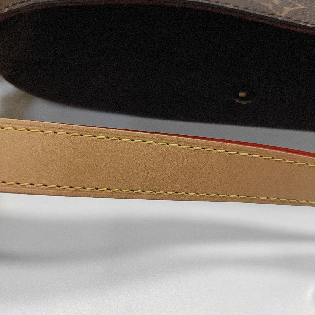 ALL IN BB Monogram Coated Canvas Brown