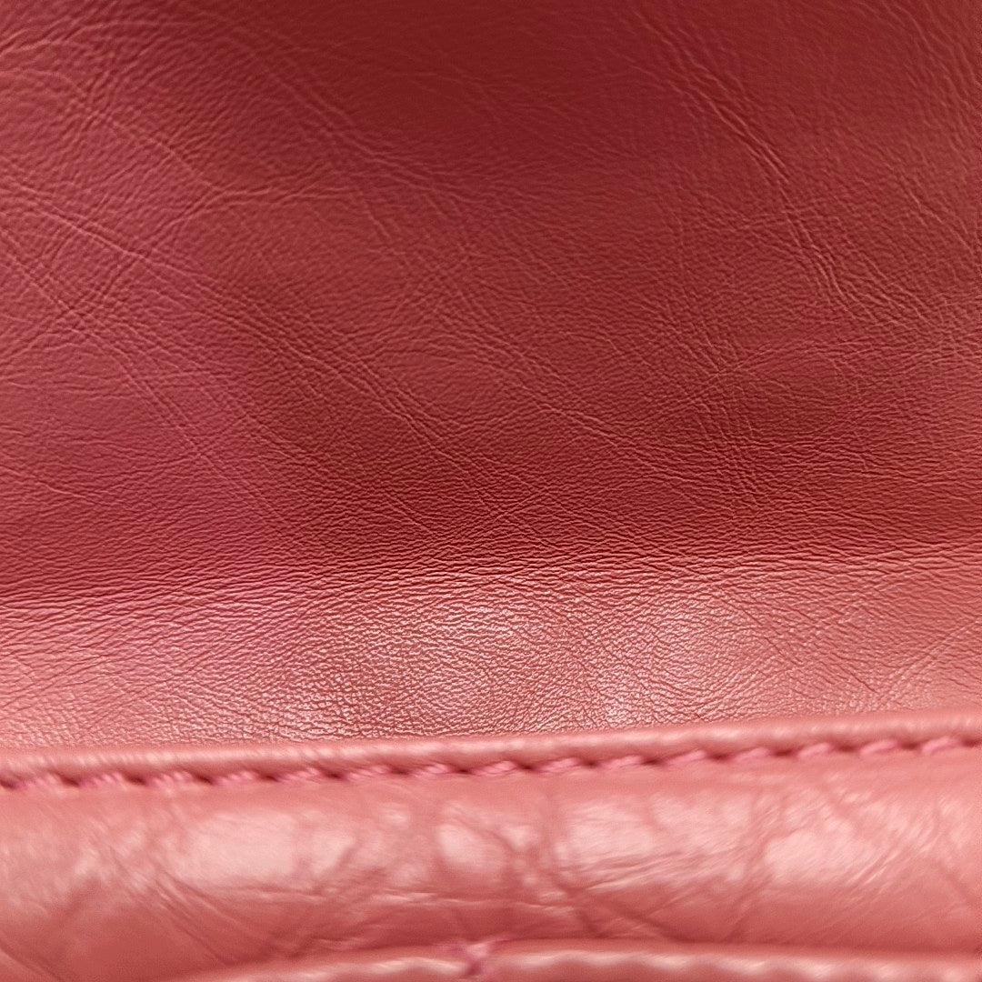 2.55 224 Quilted Calfskin Red