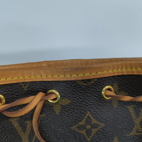 NÉONOÉ Nano Monogram Coated Canvas Brown