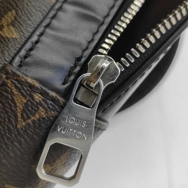 JOSH Monogram Coated Canvas Brown