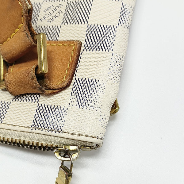 BOSPHORE Damier Azur Coated Canvas White