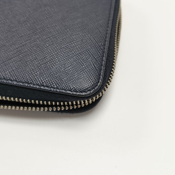 Saffiano Calfskin Wallet Blue
