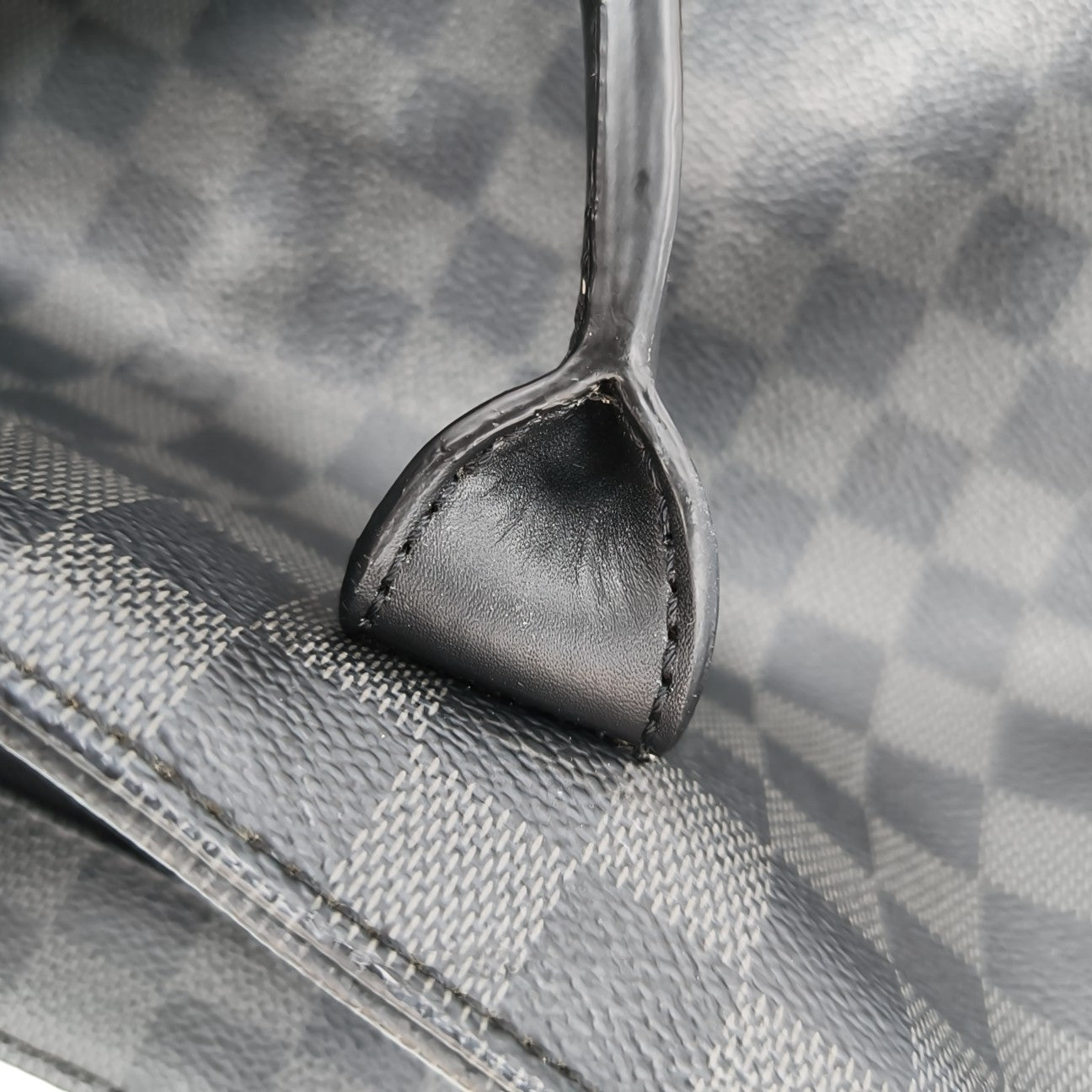 7 DAYS A WEEK Damier Graphite Coated Canvas Gray