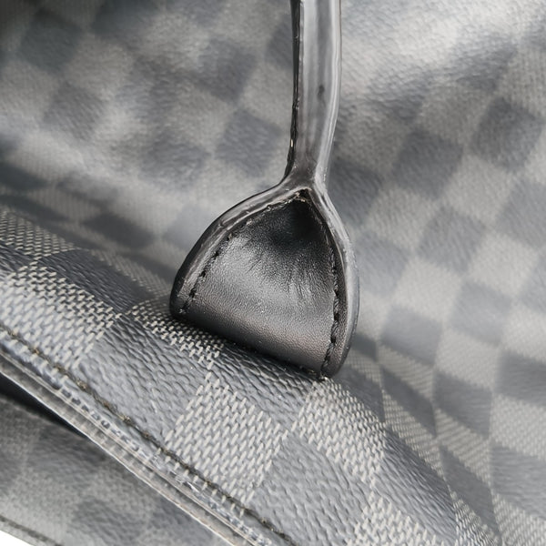 7 DAYS A WEEK Damier Graphite Coated Canvas Gray