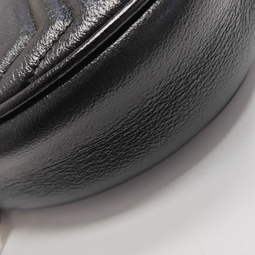 GG Marmont Mini Quilted Calfskin Black