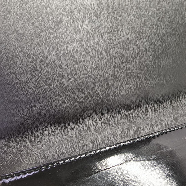 Authenticated pre-owned  Lady Dior Cannage Patent Leather Black Wallet - Wallet at Looply