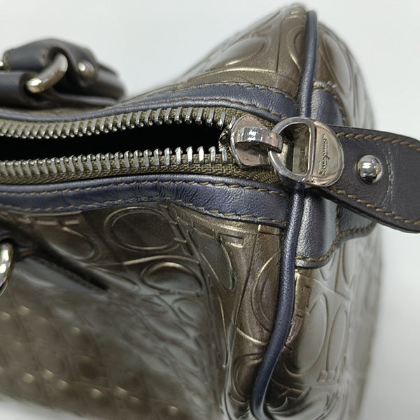 Gancini Calfskin Beige