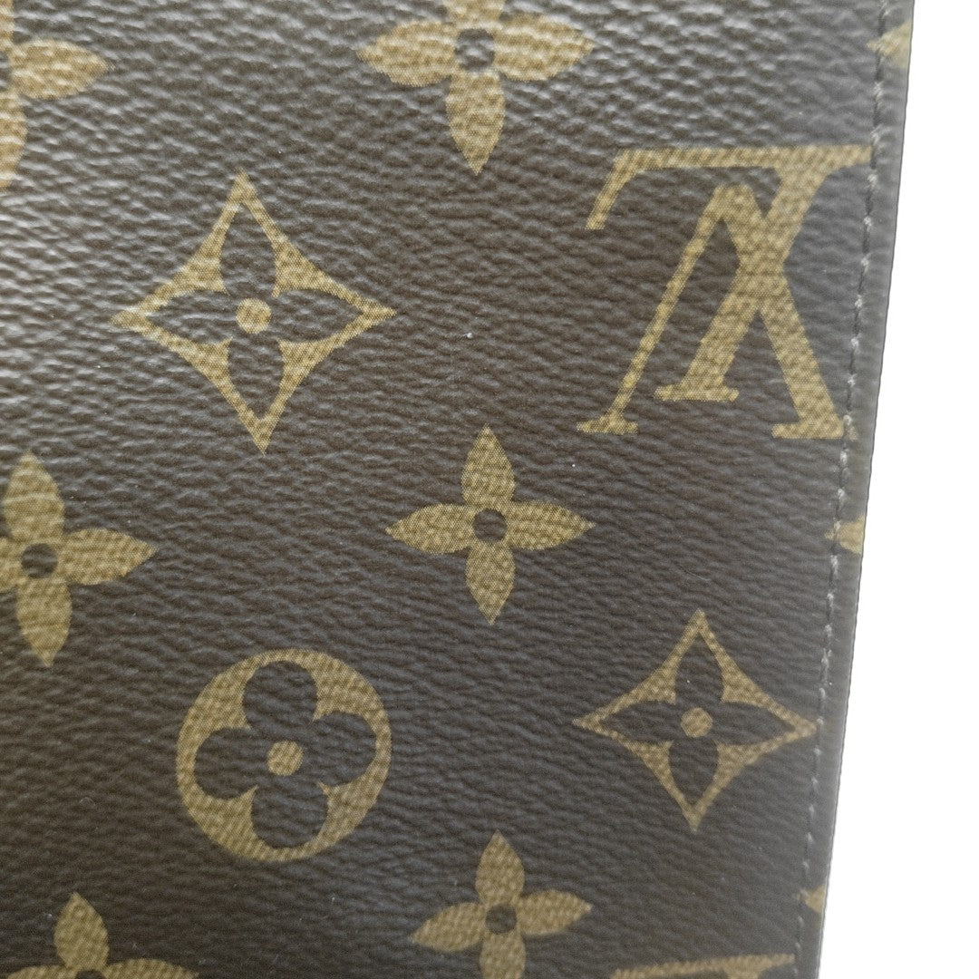 TOILET POCKET 19 Monogram Coated Canvas Brown