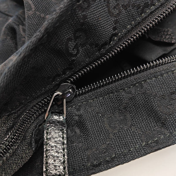 Monogram Canvas Tote Bag Black