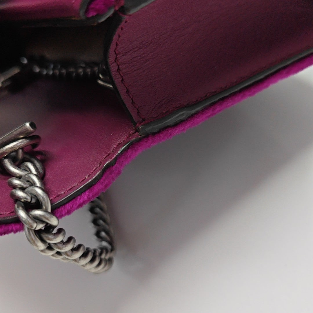 Dionysus Super Mini Velvet Red