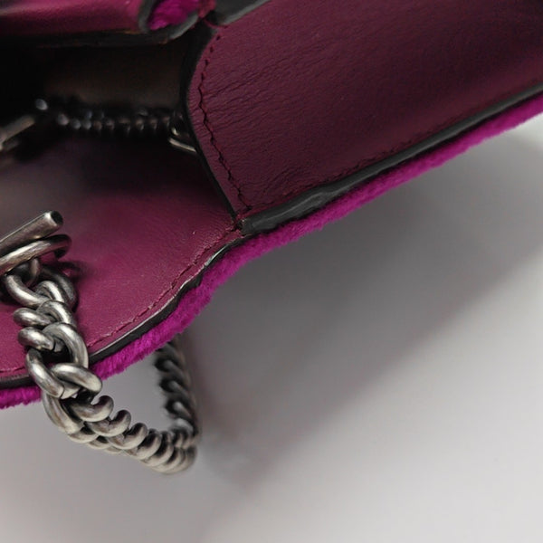 Dionysus Super Mini Velvet Red