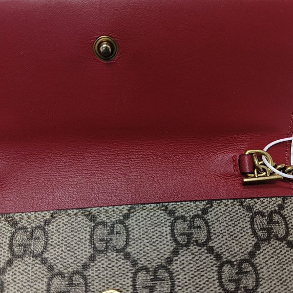 GG Supreme Mini Monogram Coated Canvas Beige