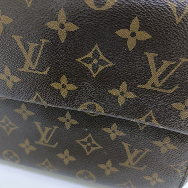 CLUNY PM Monogram Coated Canvas Brown