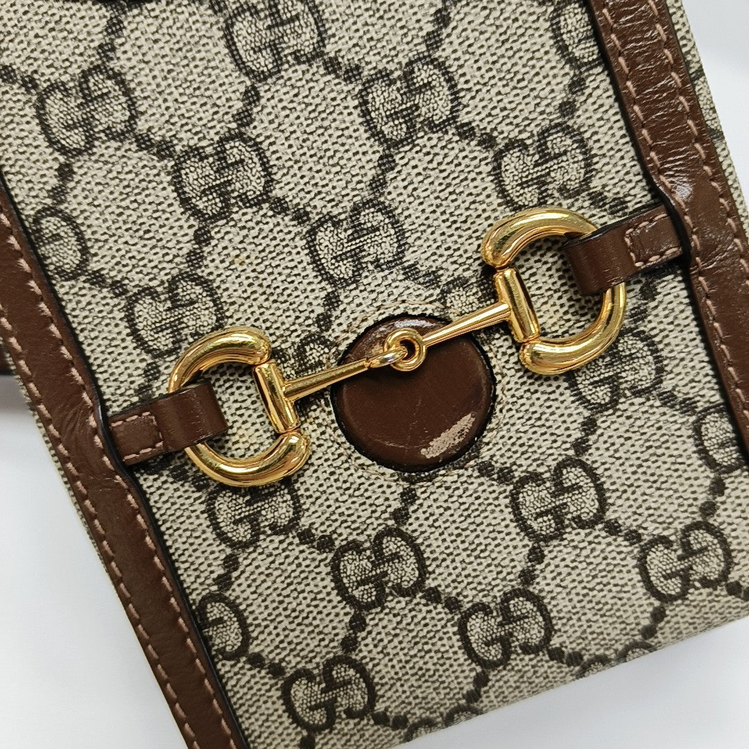 Horsebit 1955 Mini Coated Canvas Beige