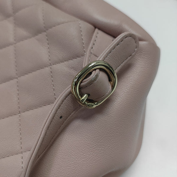 DUMA Small Quilted Calfskin Pink