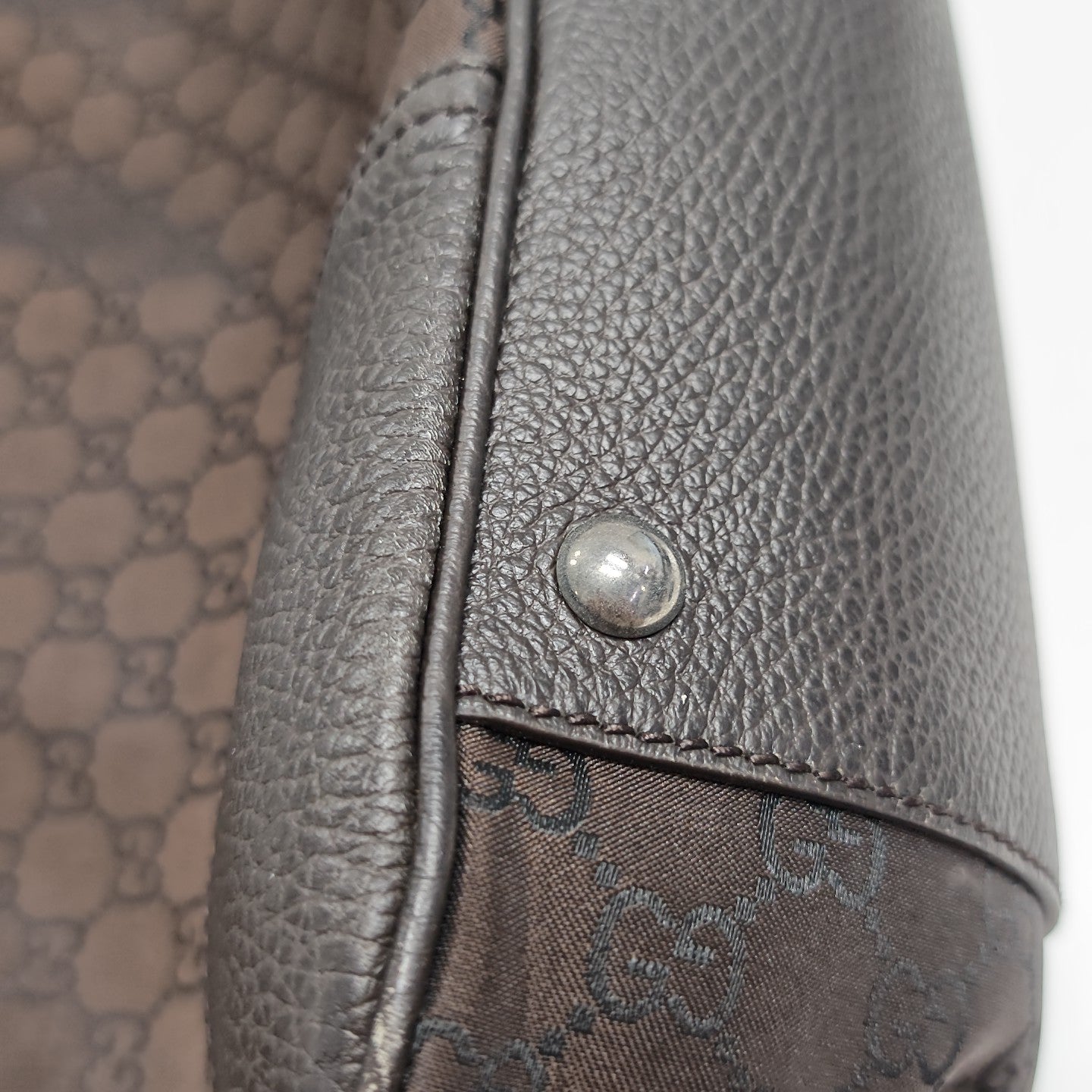Princy Monogram Fabric Brown