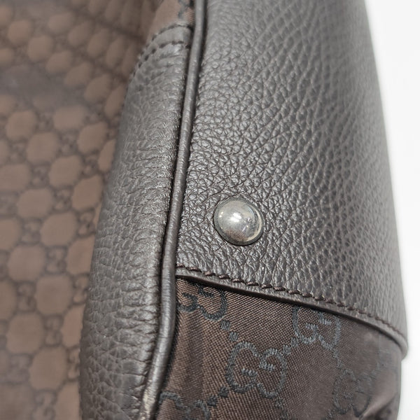 Princy Monogram Fabric Brown