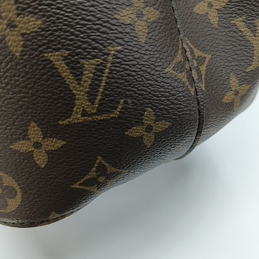 NÉONOÉ MM Monogram Coated Canvas Brown