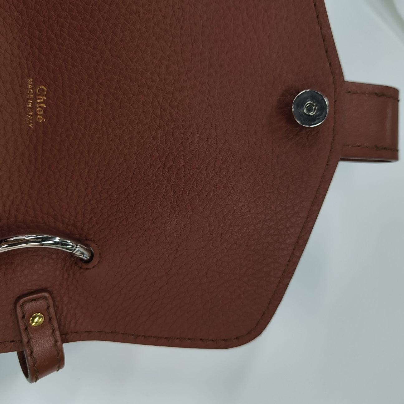 Aby Small Calfskin Brown