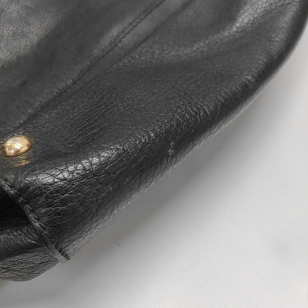 Betulla Large Calfskin Black
