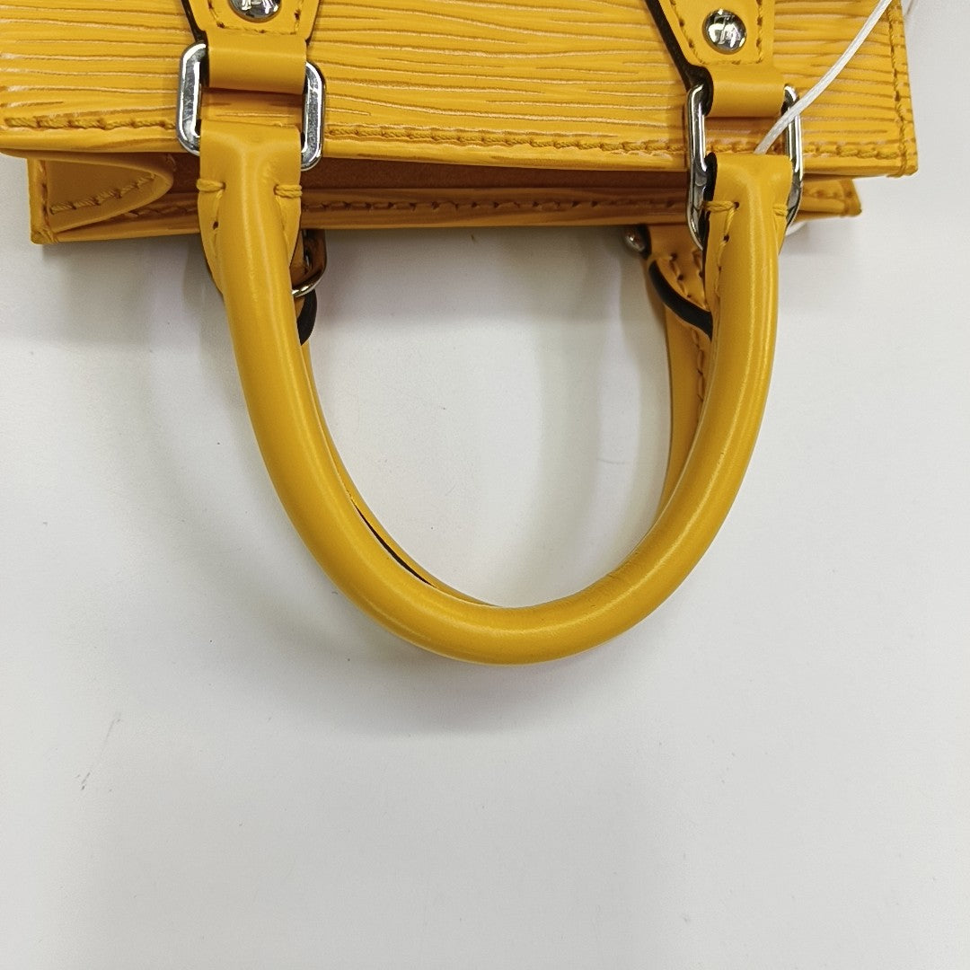 SAC PLAT Mini Epi Yellow