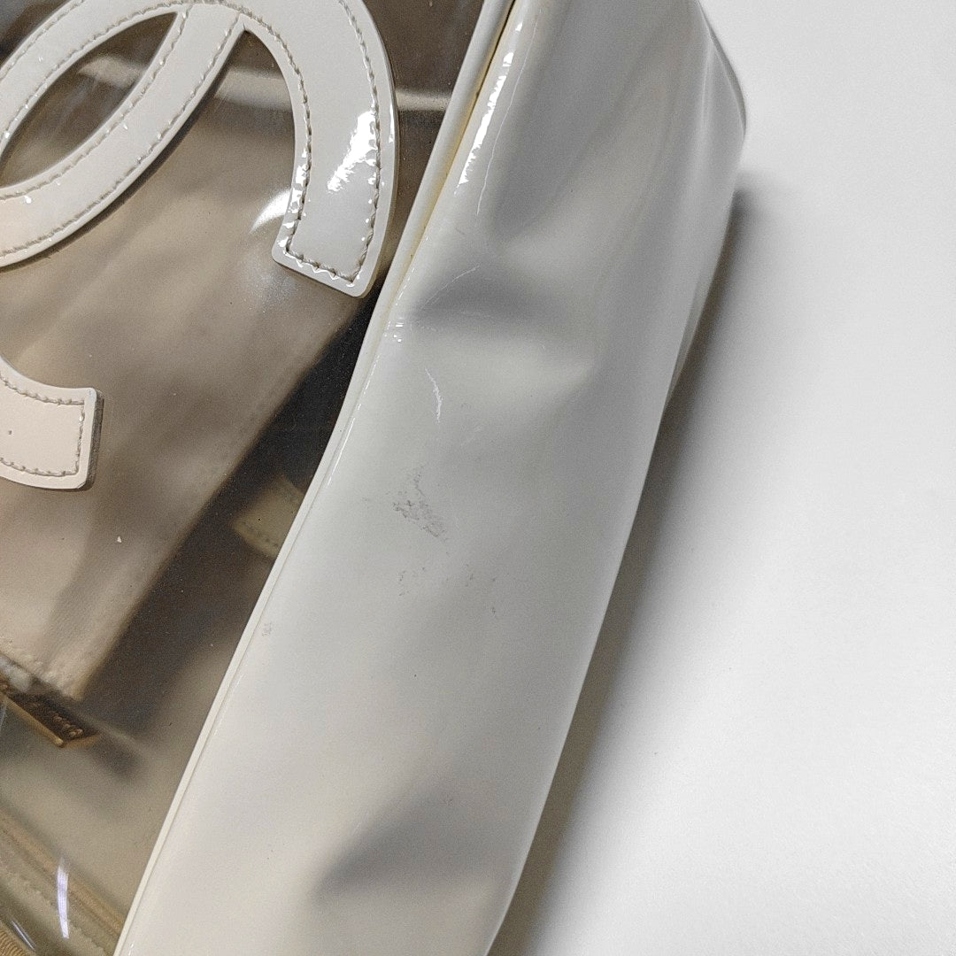 TRIPLE CC Patent Leather White