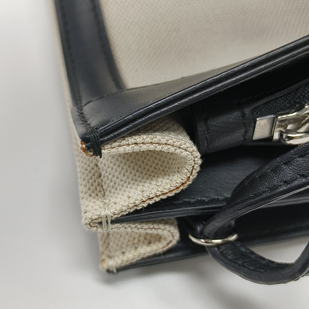 Navy Medium Fabric White