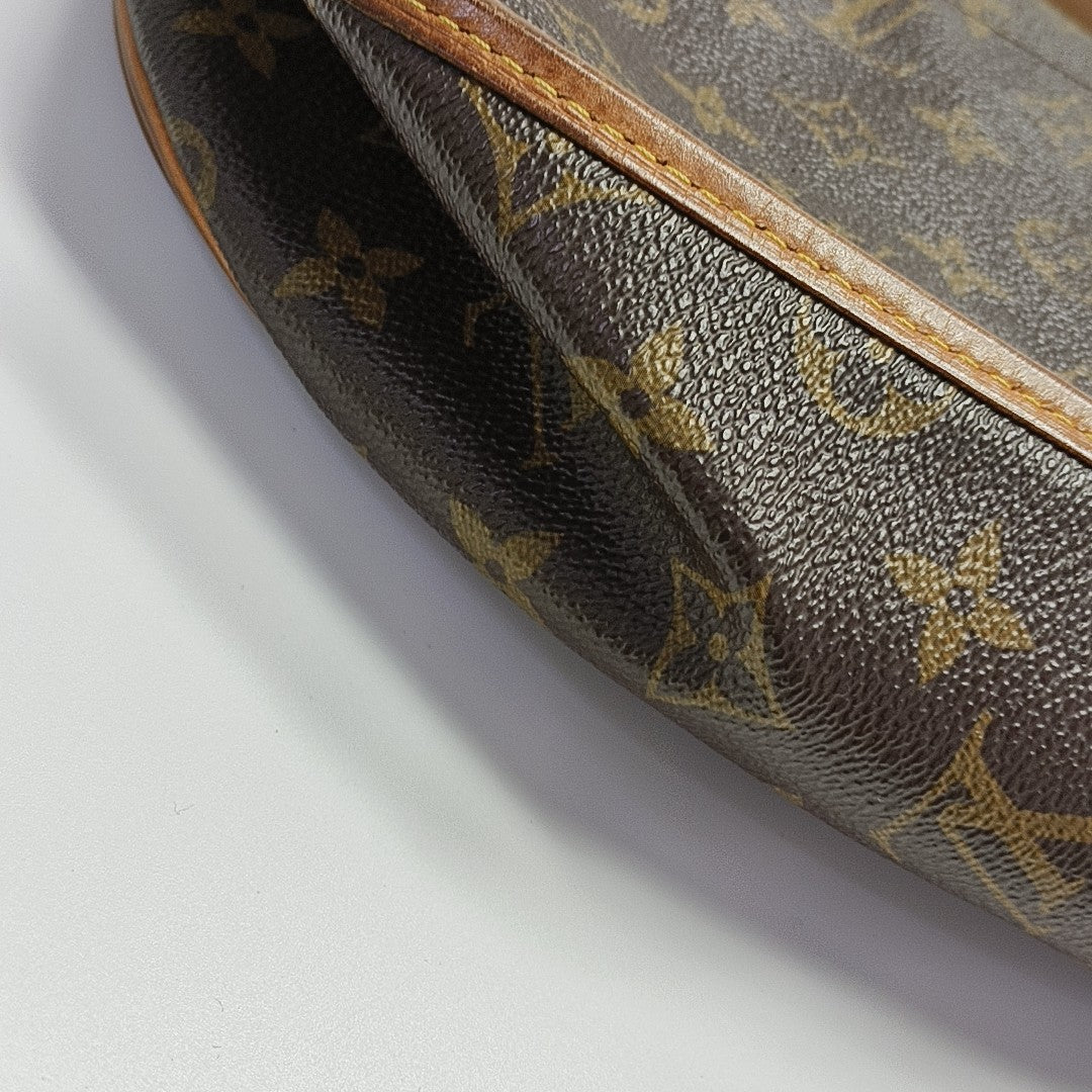 MENILMONTANT PM Monogram Coated Canvas Brown