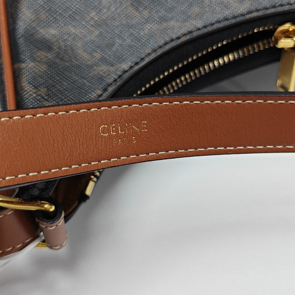 Authenticated pre-owned  AVA Coated Canvas Brown - Top Handle Bag at Looply