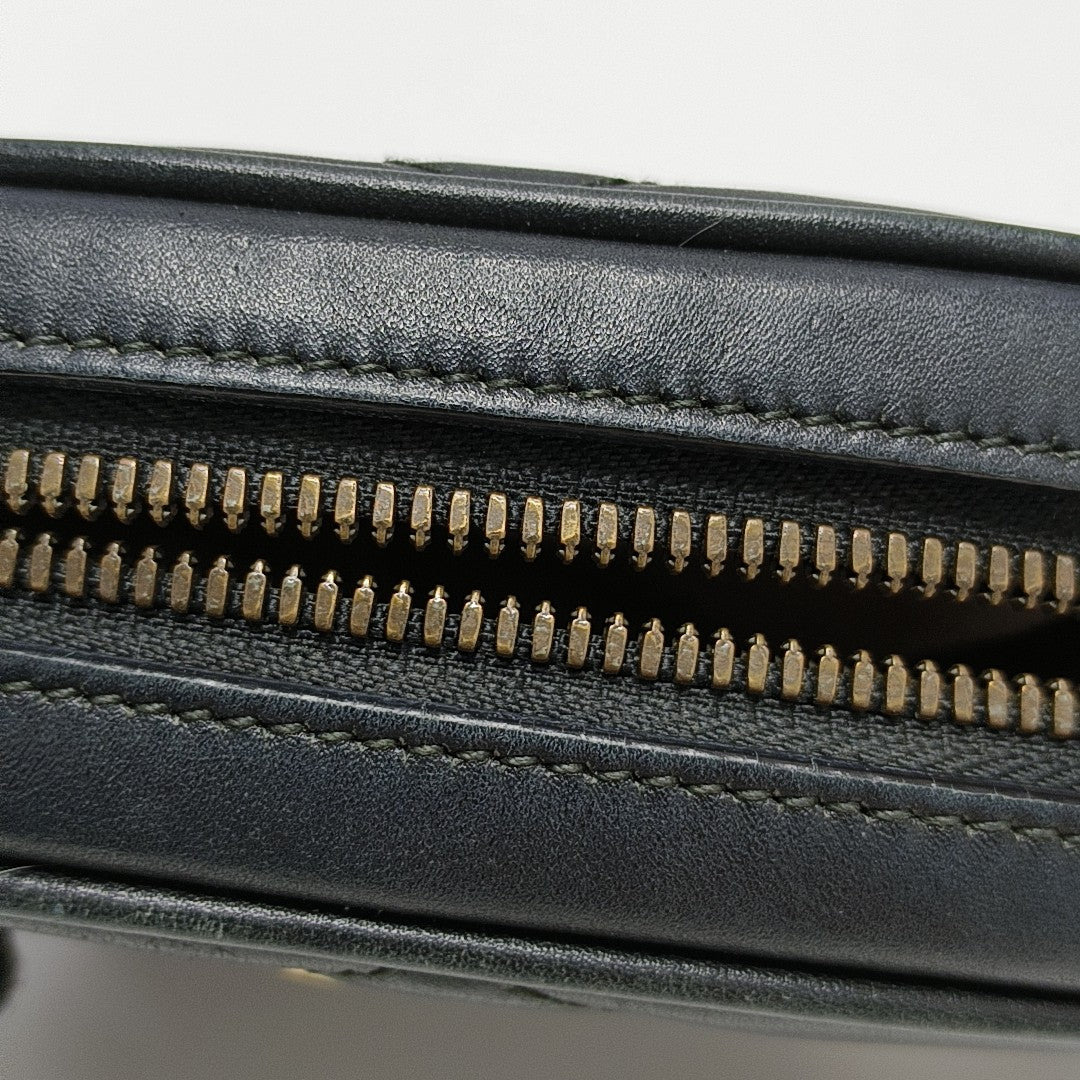 GG Marmont Small Quilted Calfskin Black