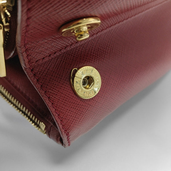Galleria Medium Calfskin Red