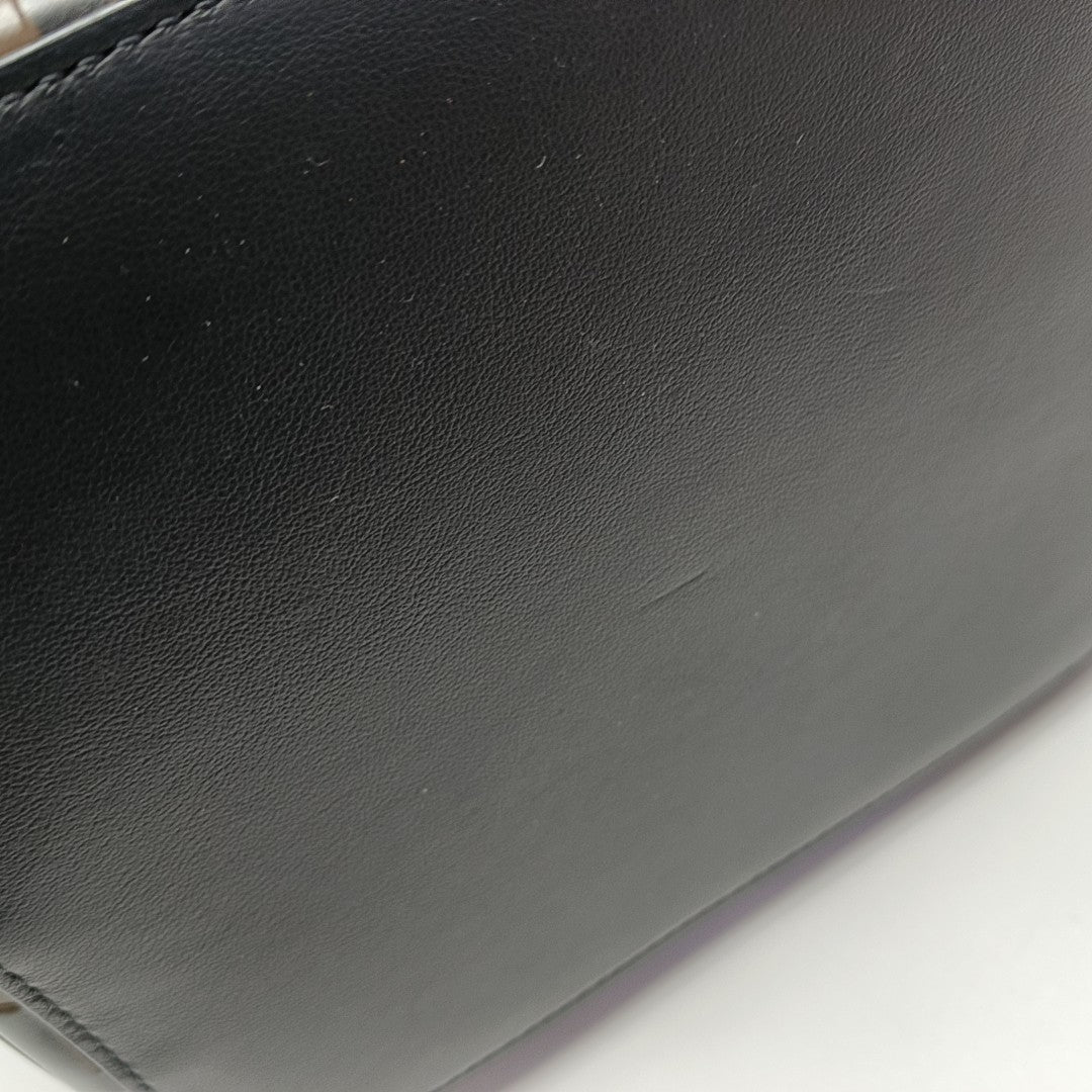 Mon Tresor Small Calfskin Black